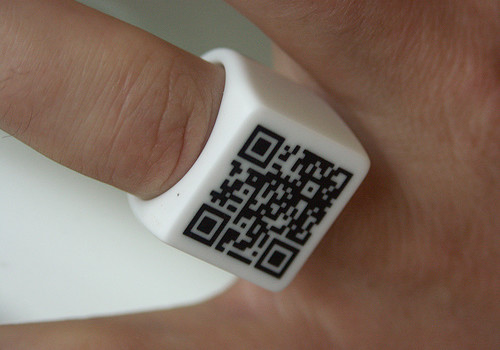 QR Code Ring detail
