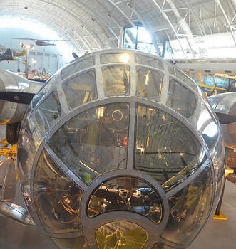 Steven F. Udvar-Hazy Center: Boeing B-29 Superfortress “Enola Gay” (nose view)